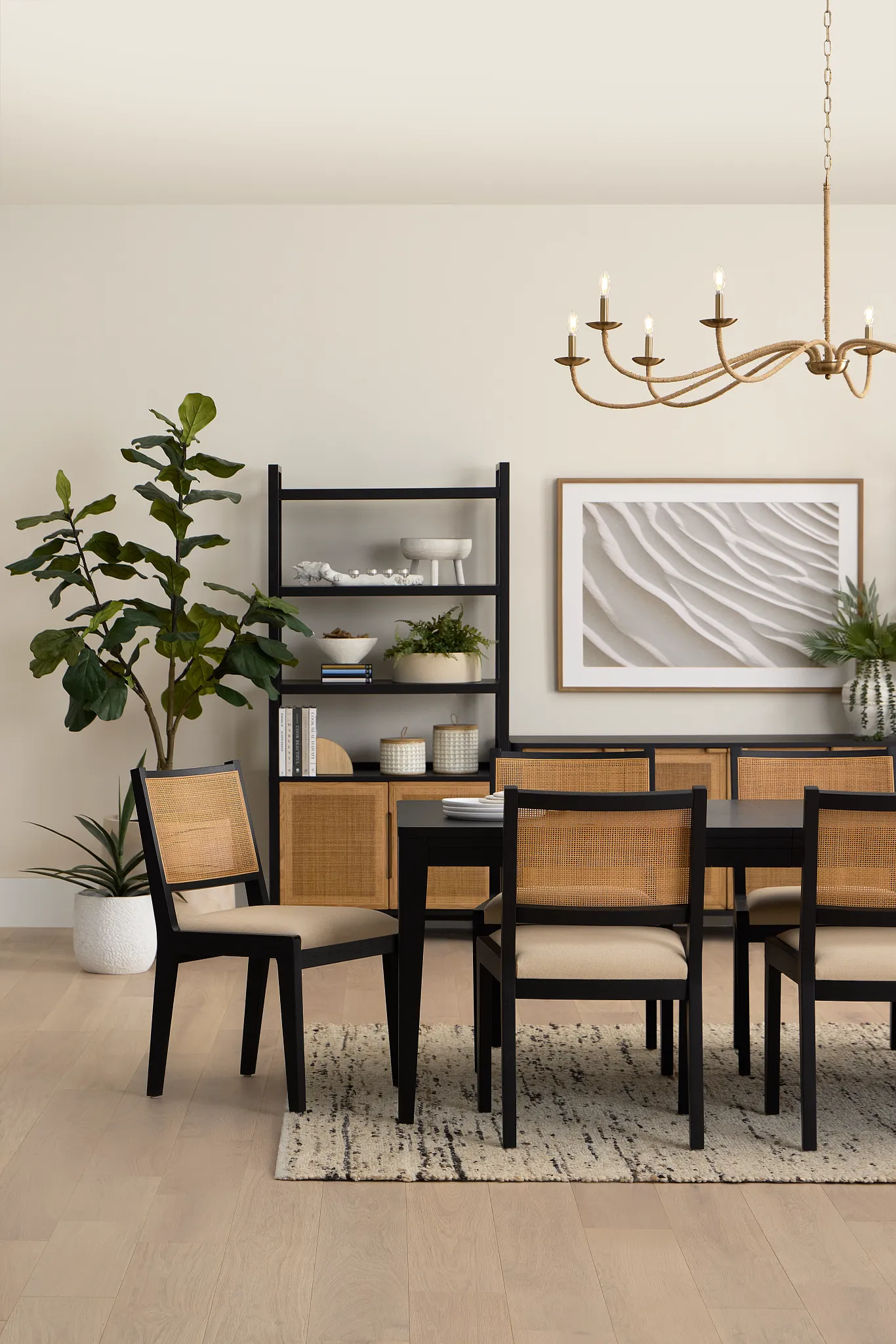 Pacific Black Rectangular Table