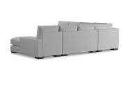 Edgewater Suave White Large Right Chaise Sectional