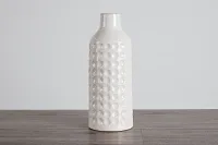 Lynn White Medium Vase