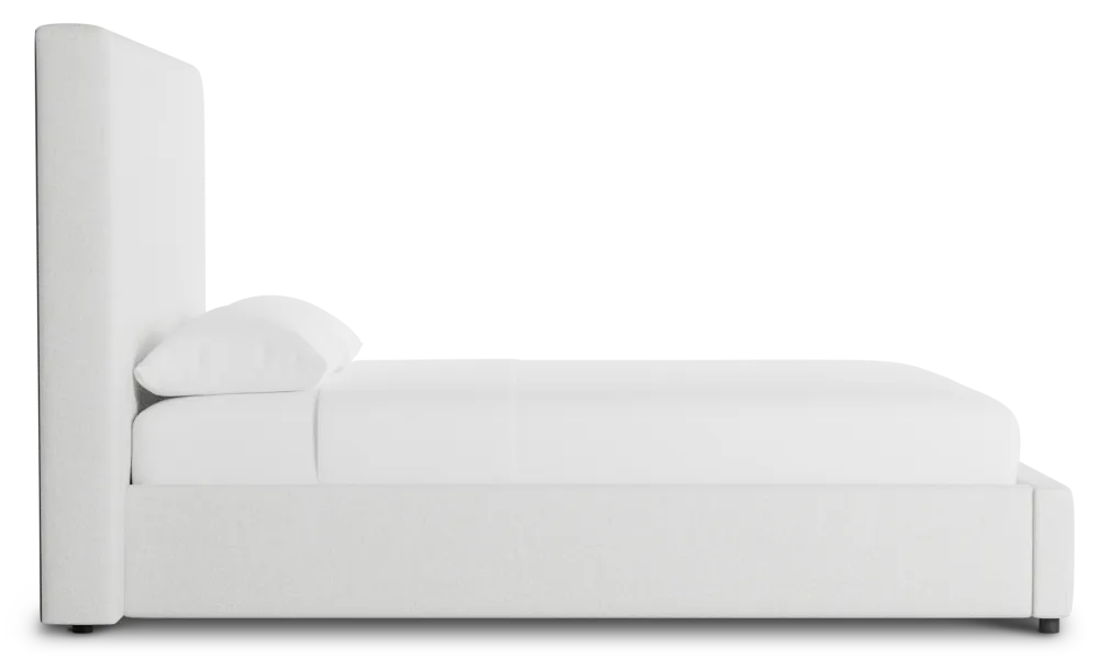 Grayton Elite Ivory 54" Upholstered Platform Bed