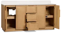 Pacific Light Tone 72" Double Bathroom Vanity