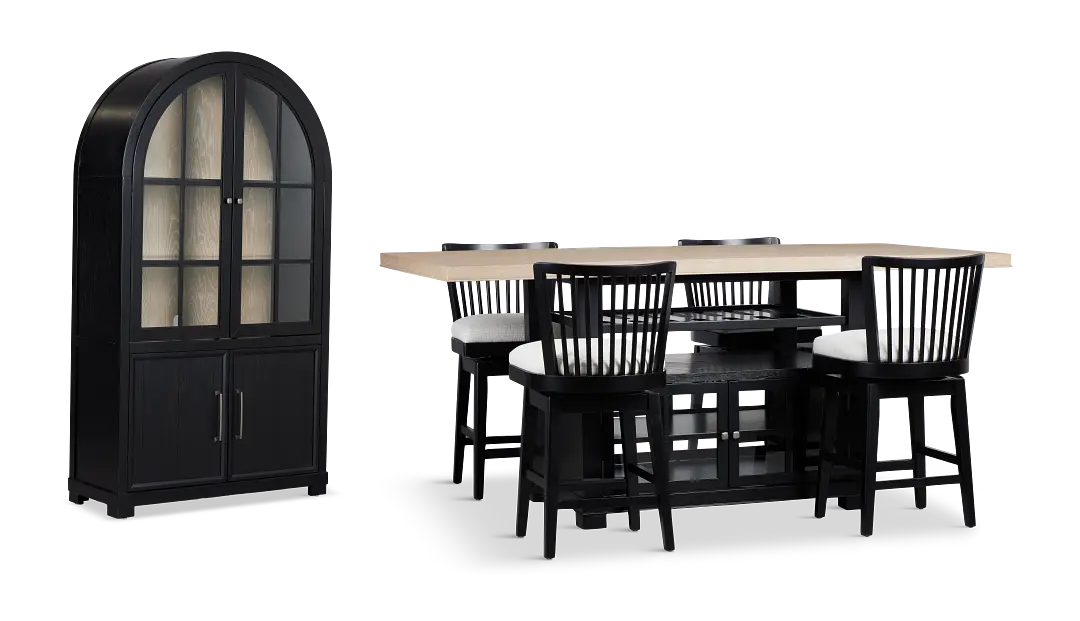 Southlake Two-tone High Dining Room Southlake Two-tone High Dining Room