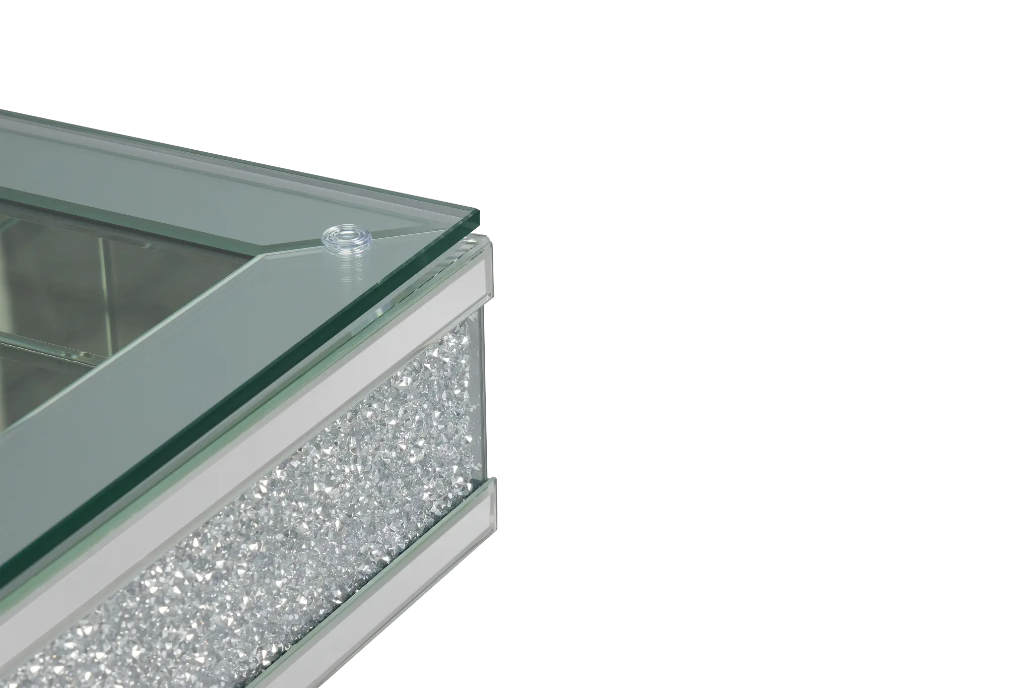 Marianne Mirrored Square Accent Table Marianne Mirrored Square Accent Table