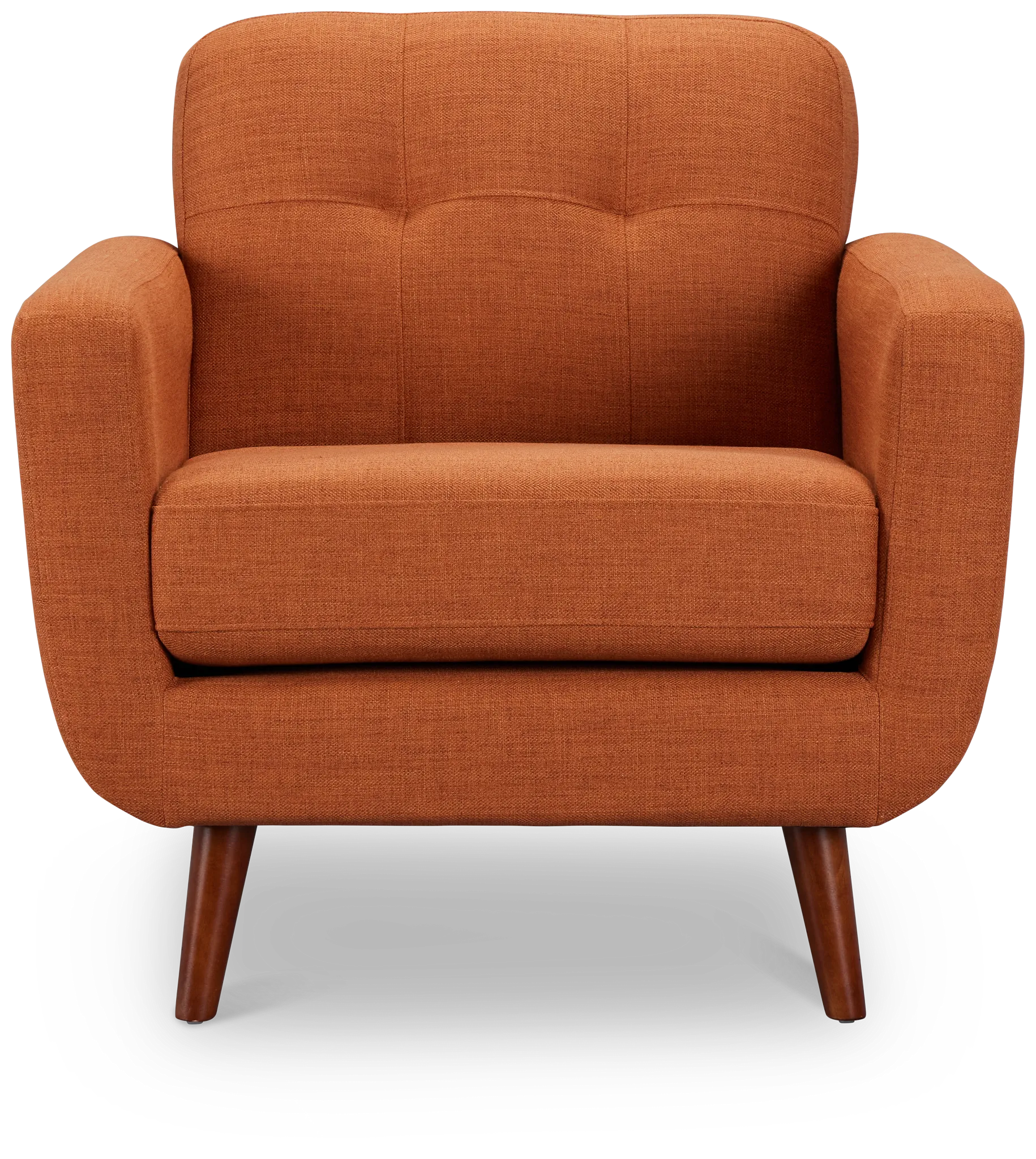 Raya Orange Fabric Chair