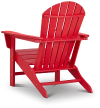 Cancun Red Adirondack Chair