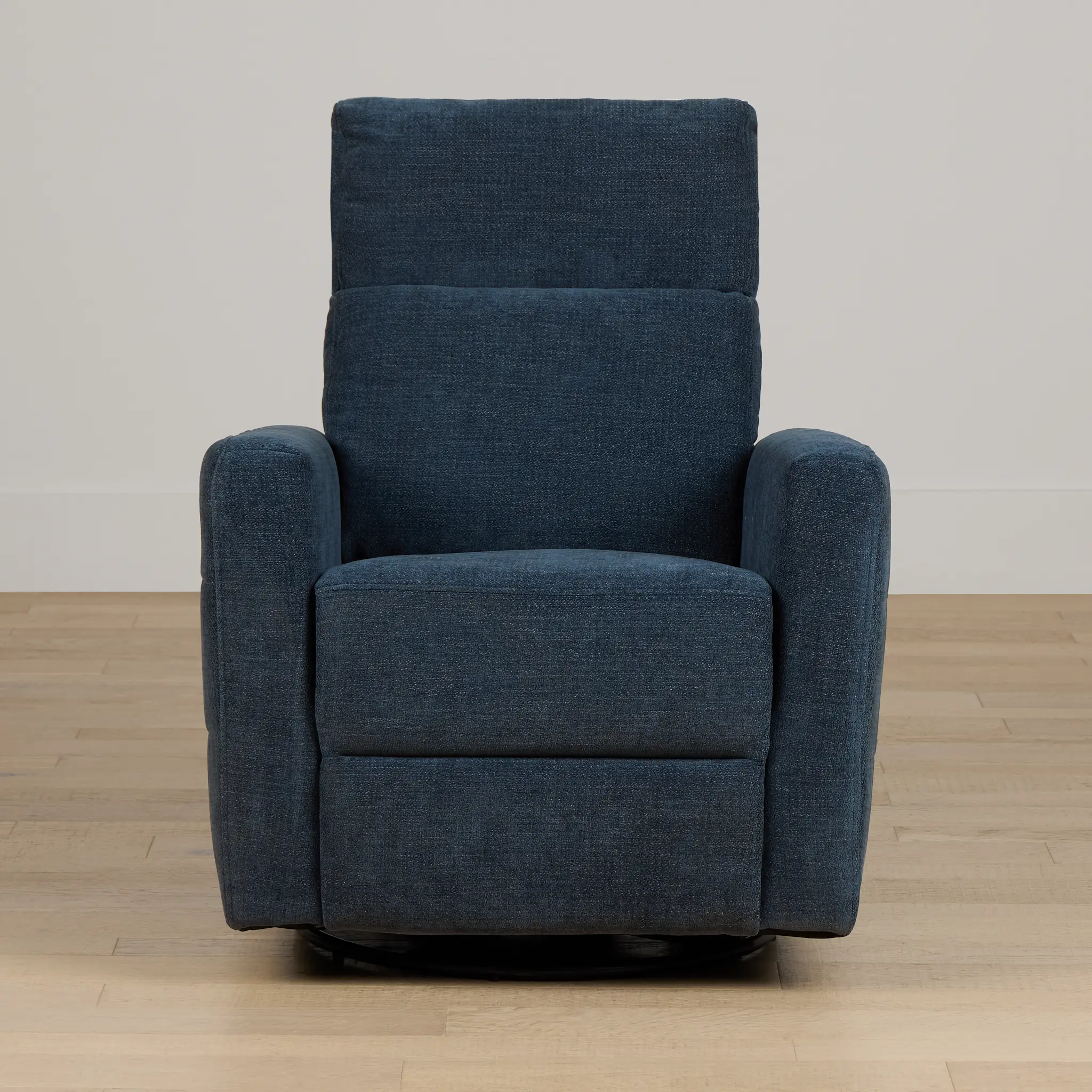 Rae Dark Blue Fabric Power Swivel Glider Recliner Rae Dark Blue Fabric Power Swivel Glider Recliner