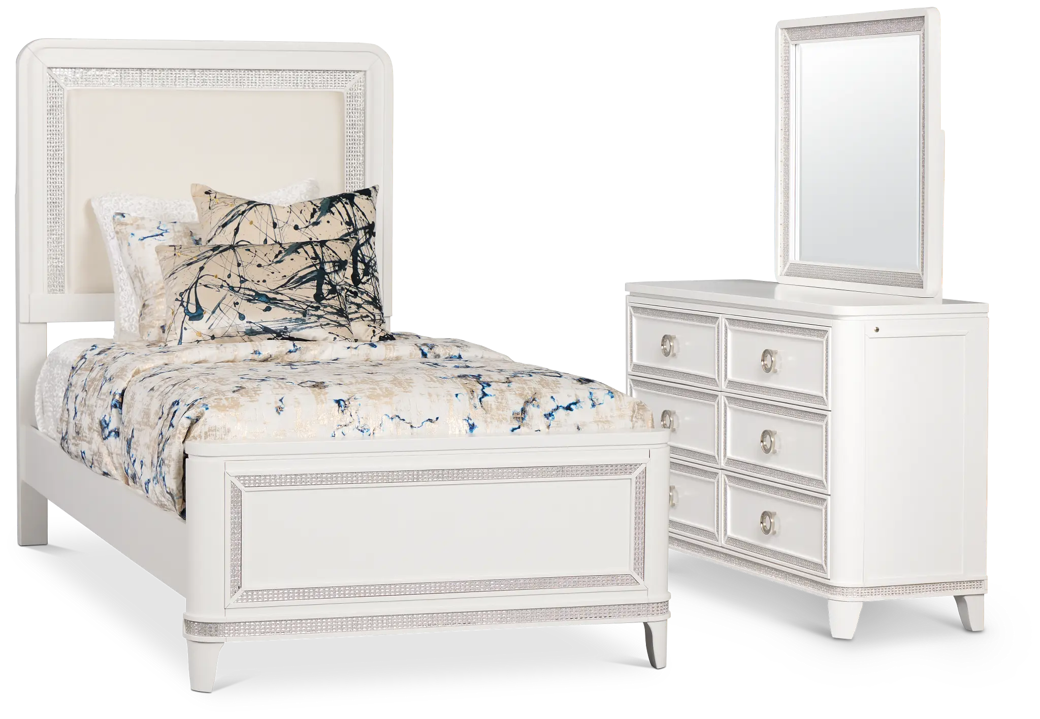 Milan White Uph Panel Bedroom Milan White Uph Panel Bedroom