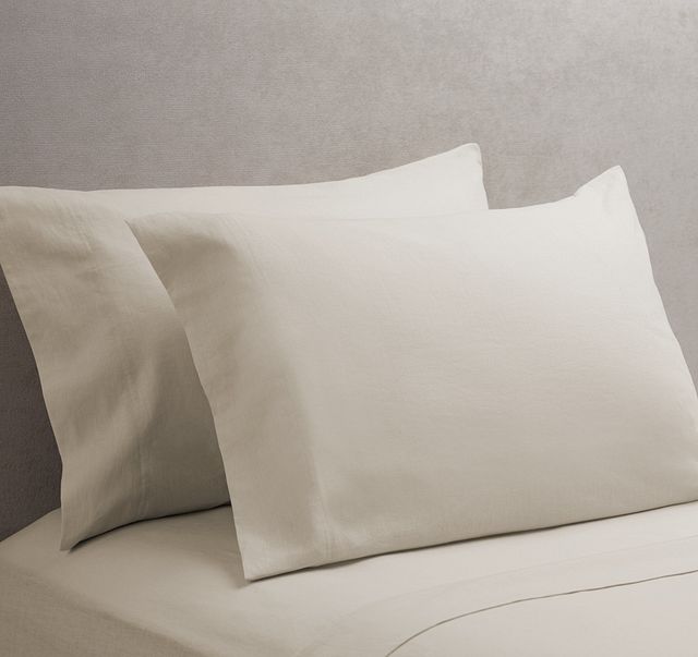 Rest & Renew Linen Blend Ivory Sheet Set