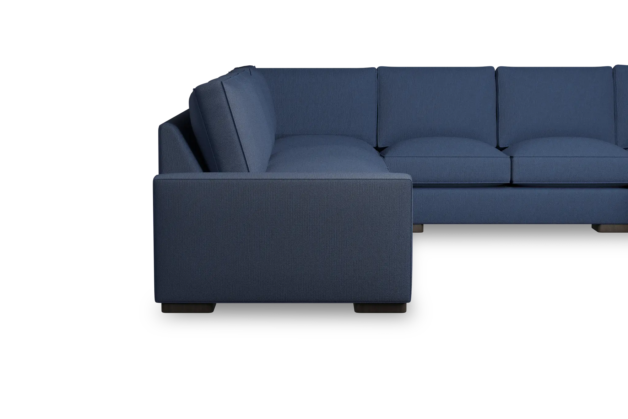 Edgewater Revenue Dark Blue Large Right Chaise Sectional Edgewater Revenue Dark Blue Large Right Chaise Sectional