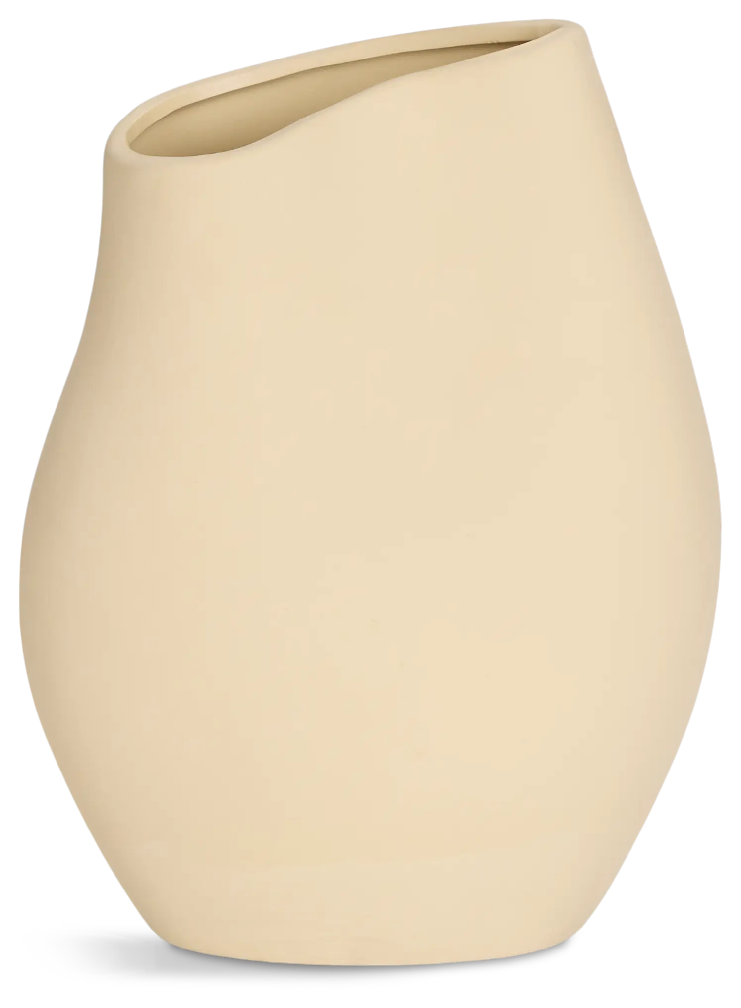 Baize Beige Small Vase Baize Beige Small Vase
