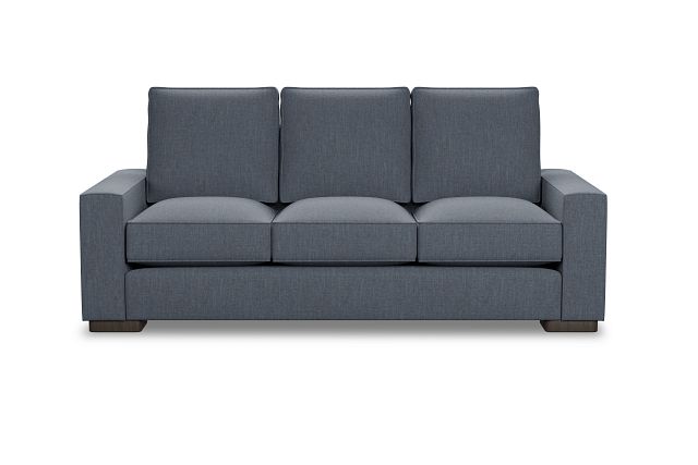 Edgewater Victory Dark Blue 84" Sofa W/ 3 Cushions