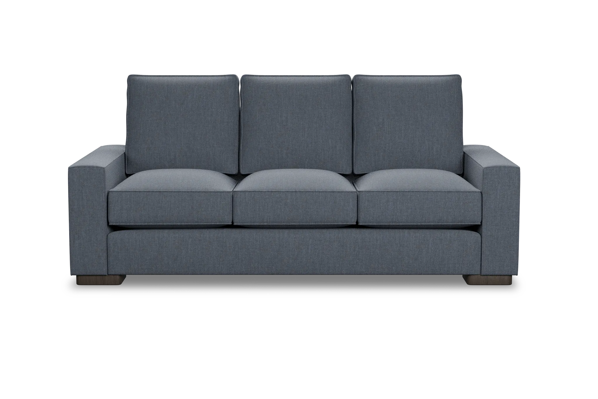 Edgewater Victory Dark Blue 84" Sofa W/ 3 Cushions