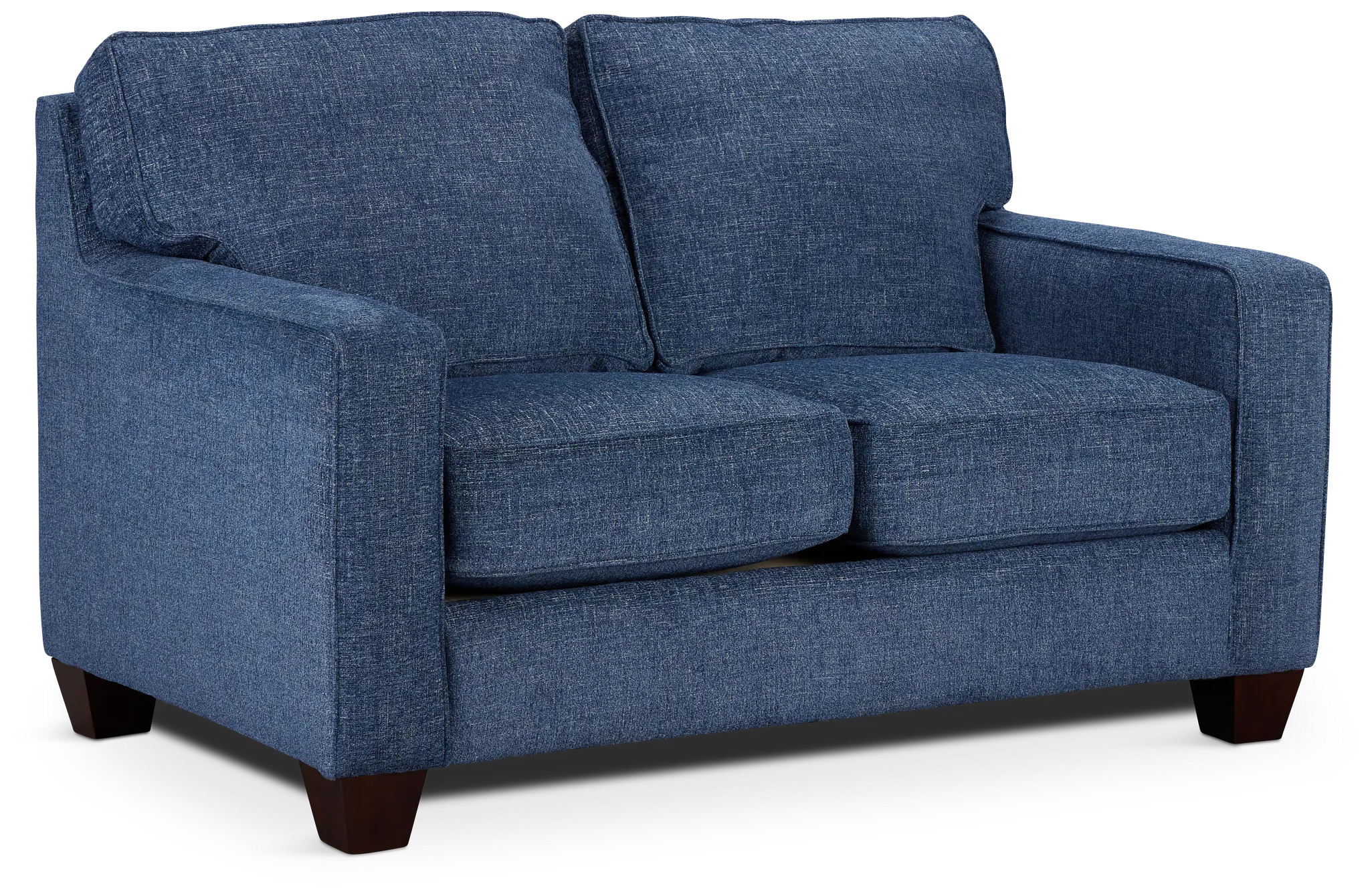 Andie Blue Fabric Loveseat