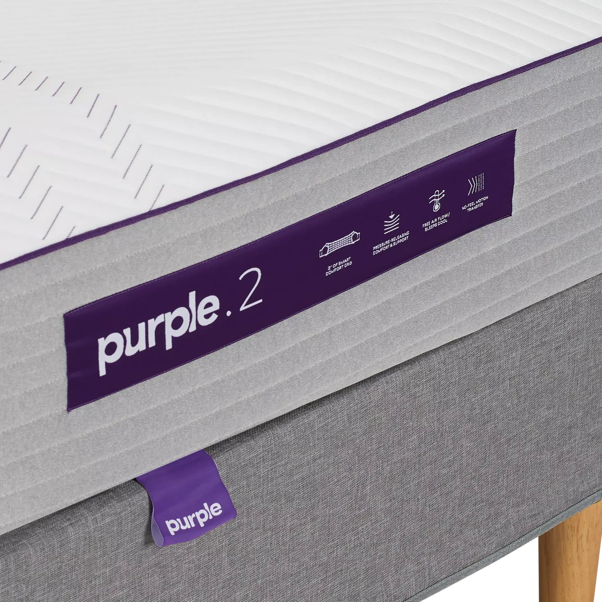 Purple Hybrid Adjustable Mattress Set
