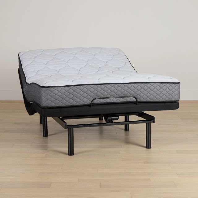 Kevin Charles By Sealy Essential Medium Plus Adjustable Mattress Set