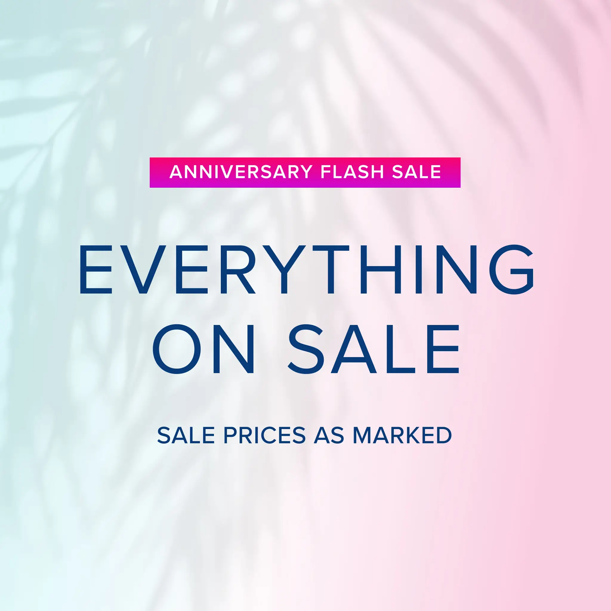 Anniversary Sale