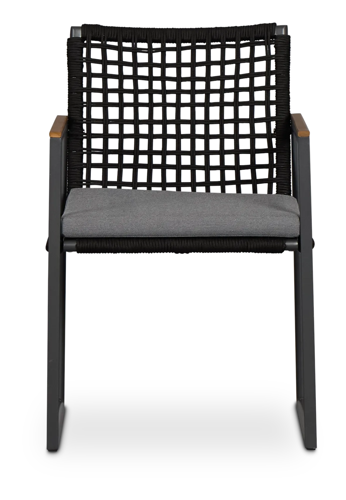 Sunrise Dark Gray Teak Arm Chair