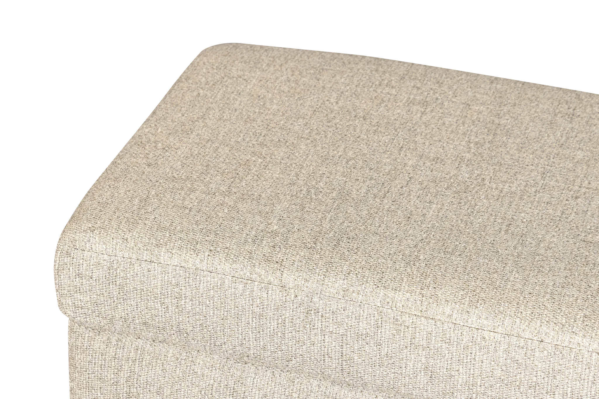 Maxwell Dark Gray Fabric Cocktail Ottoman