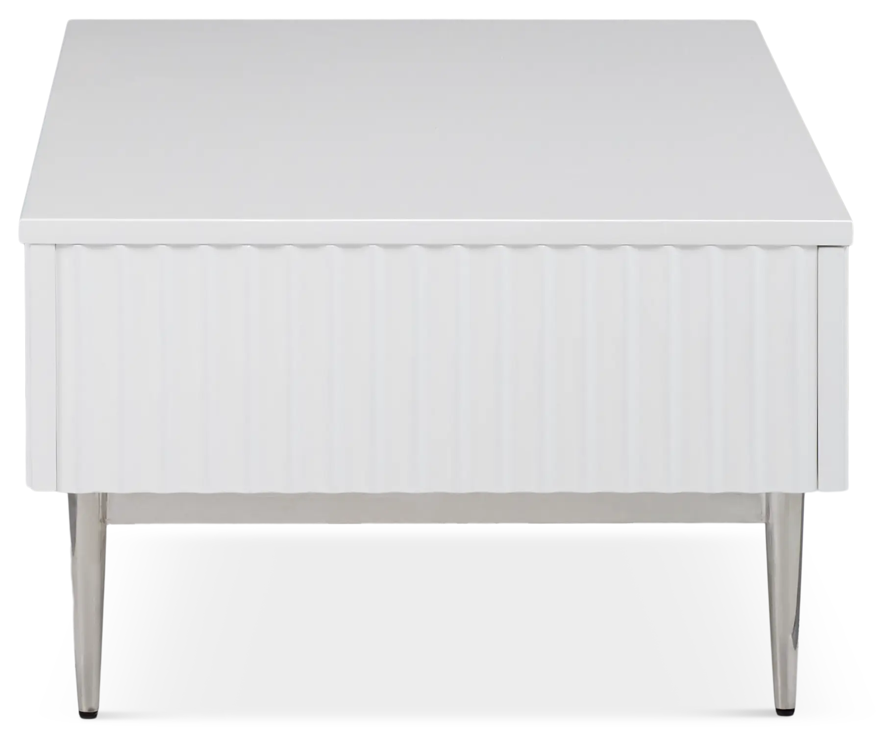 Surge White Rectangular Coffee Table Surge White Rectangular Coffee Table