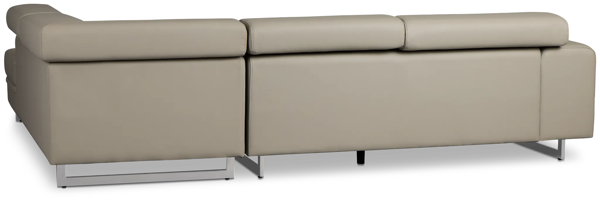 Drew Gray Micro Right Chaise Sectional