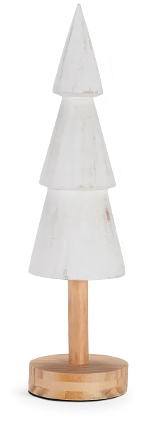 Pine White Large Tabletop Accessory