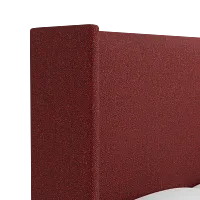 Captiva Elite Red 60" Upholstered Shelter Bed