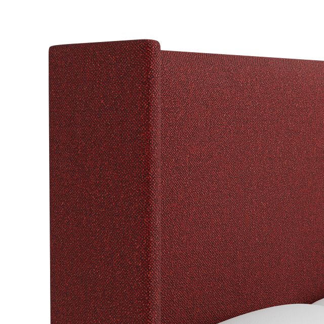 Captiva Elite Red 60" Upholstered Shelter Bed