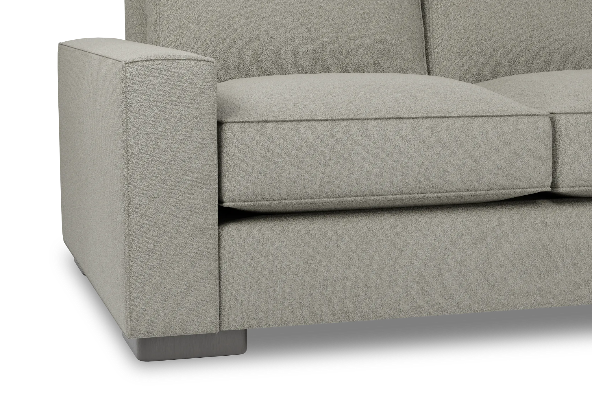 Edgewater Elite Gray 96" Sofa W/ 3 Cushions