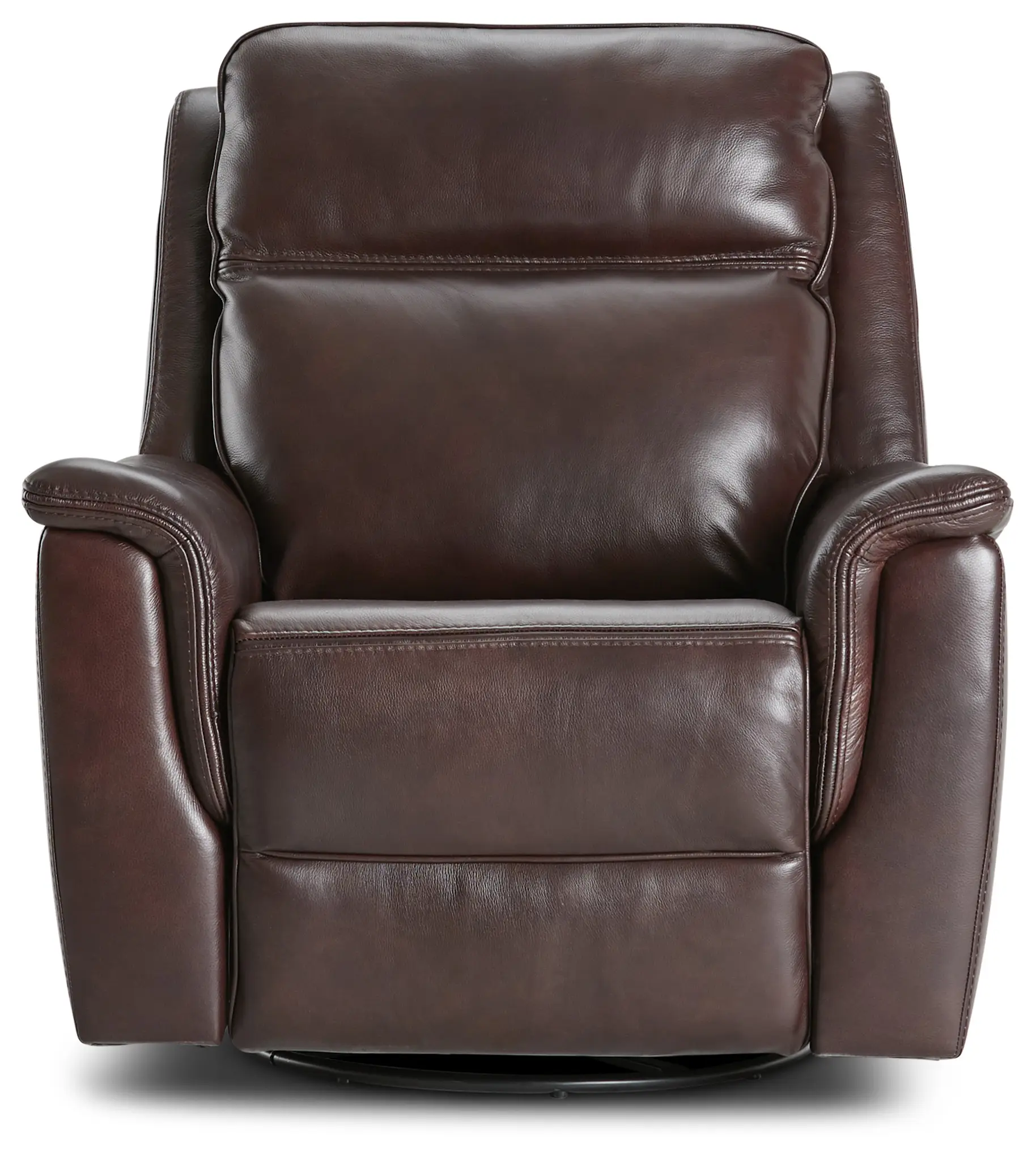 Aiden Brown Leather Power Glider Recliner With Power Headrest Aiden Brown Leather Power Glider Recliner With Power Headrest