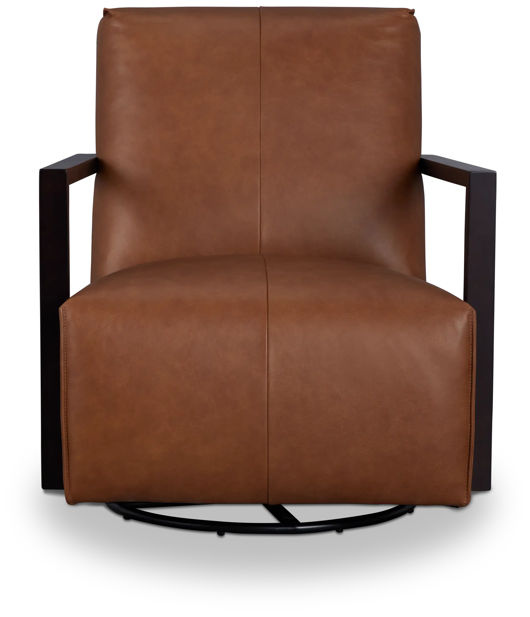 Lucas Dark Brown Leather Swivel Rocker Glider Lucas Dark Brown Leather Swivel Rocker Glider