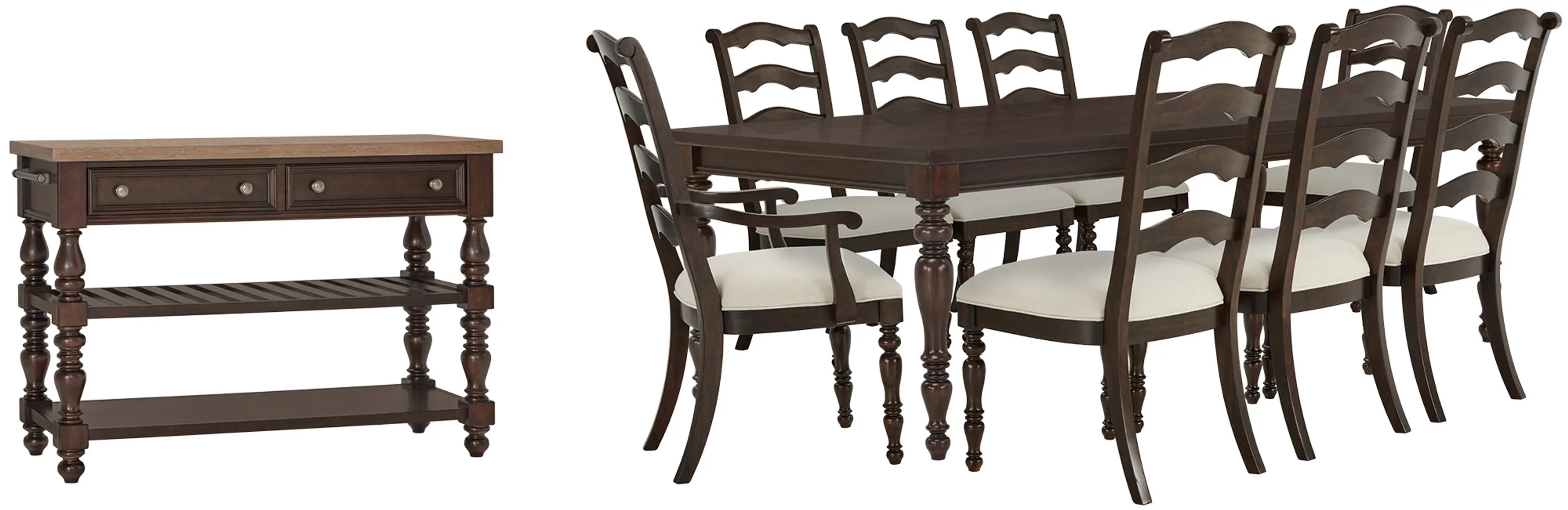 Savannah Dark Tone Rect Dining Room Savannah Dark Tone Rect Dining Room