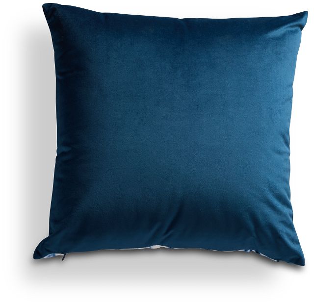 Doli Dark Blue 18" Square Accent Pillow