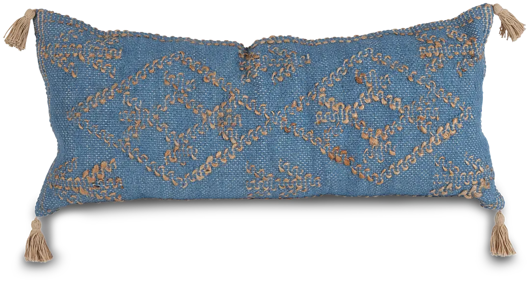 Tavi Blue Lumbar Accent Pillow Tavi Blue Lumbar Accent Pillow