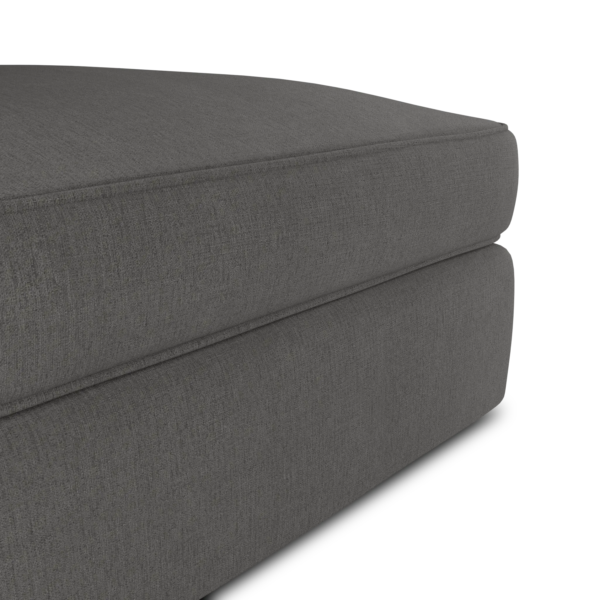 Siesta Peyton Gray Fabric Ottoman Siesta Peyton Gray Fabric Ottoman