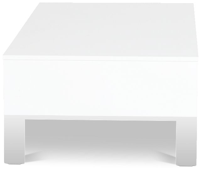 Vancouver White Rectangular Coffee Table