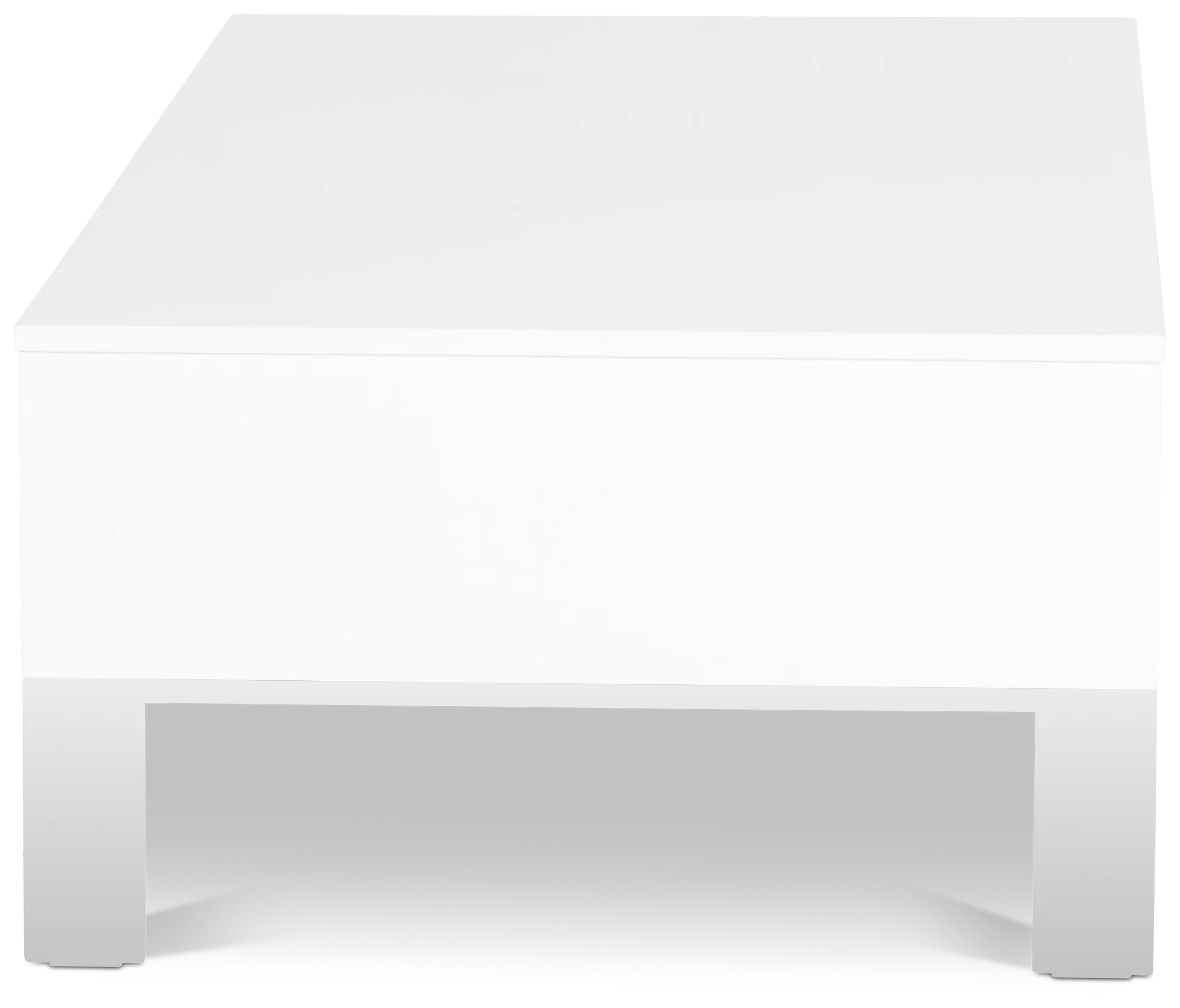 Vancouver White Rectangular Coffee Table