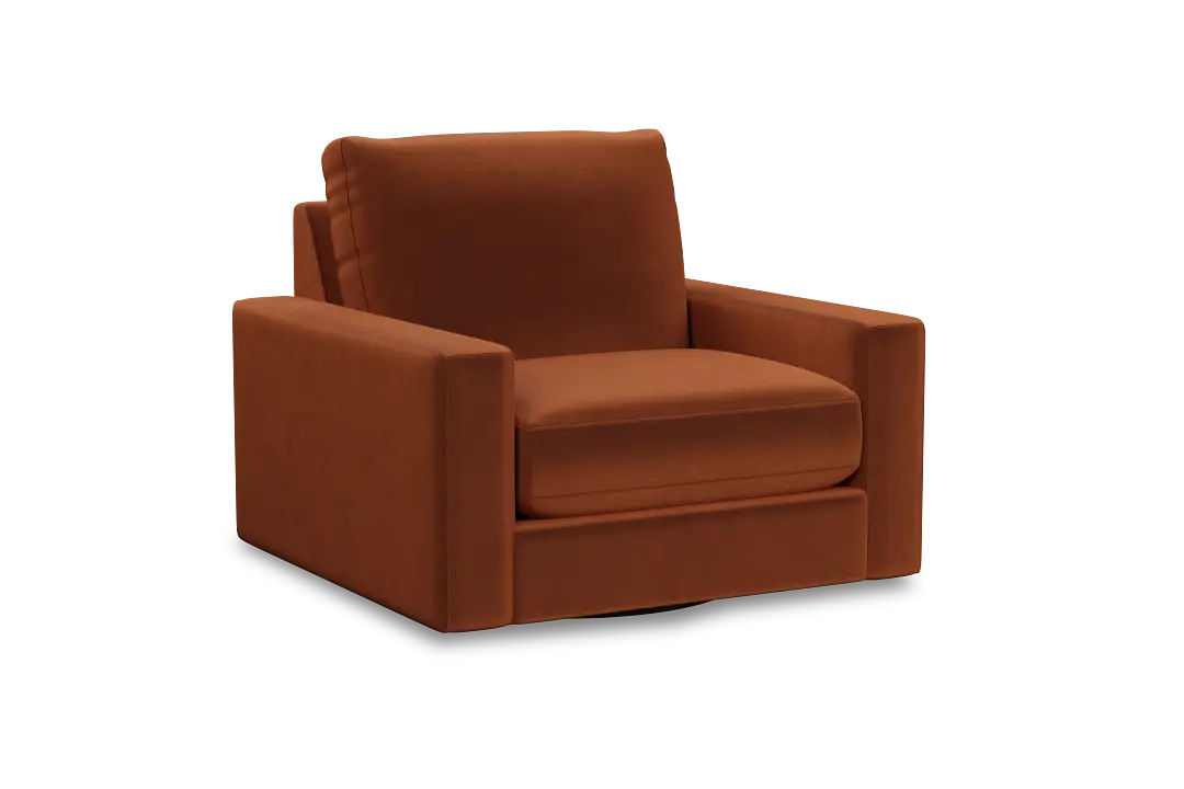 Edgewater Joya Orange Swivel Chair Edgewater Joya Orange Swivel Chair