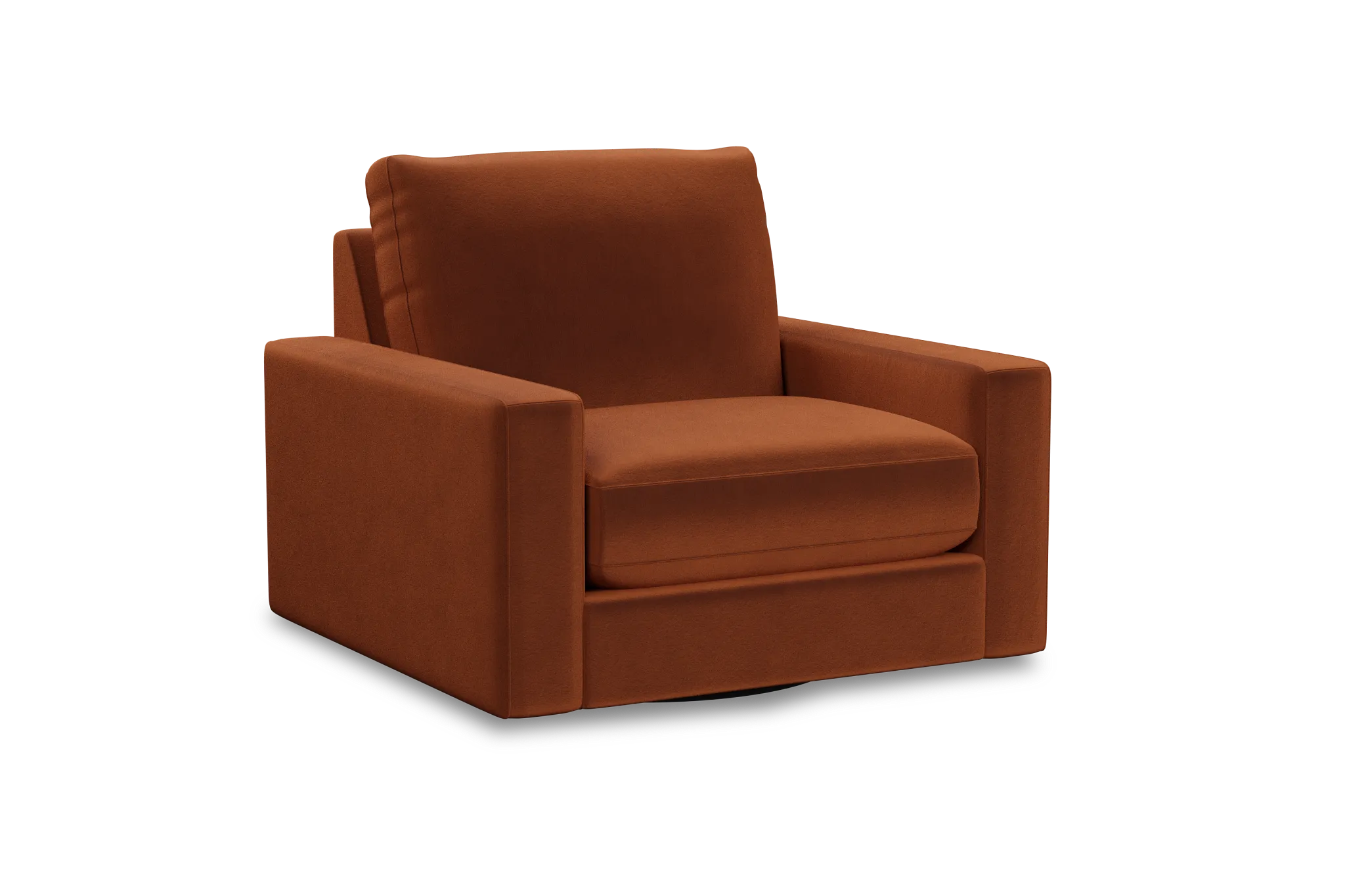 Edgewater Joya Orange Swivel Chair