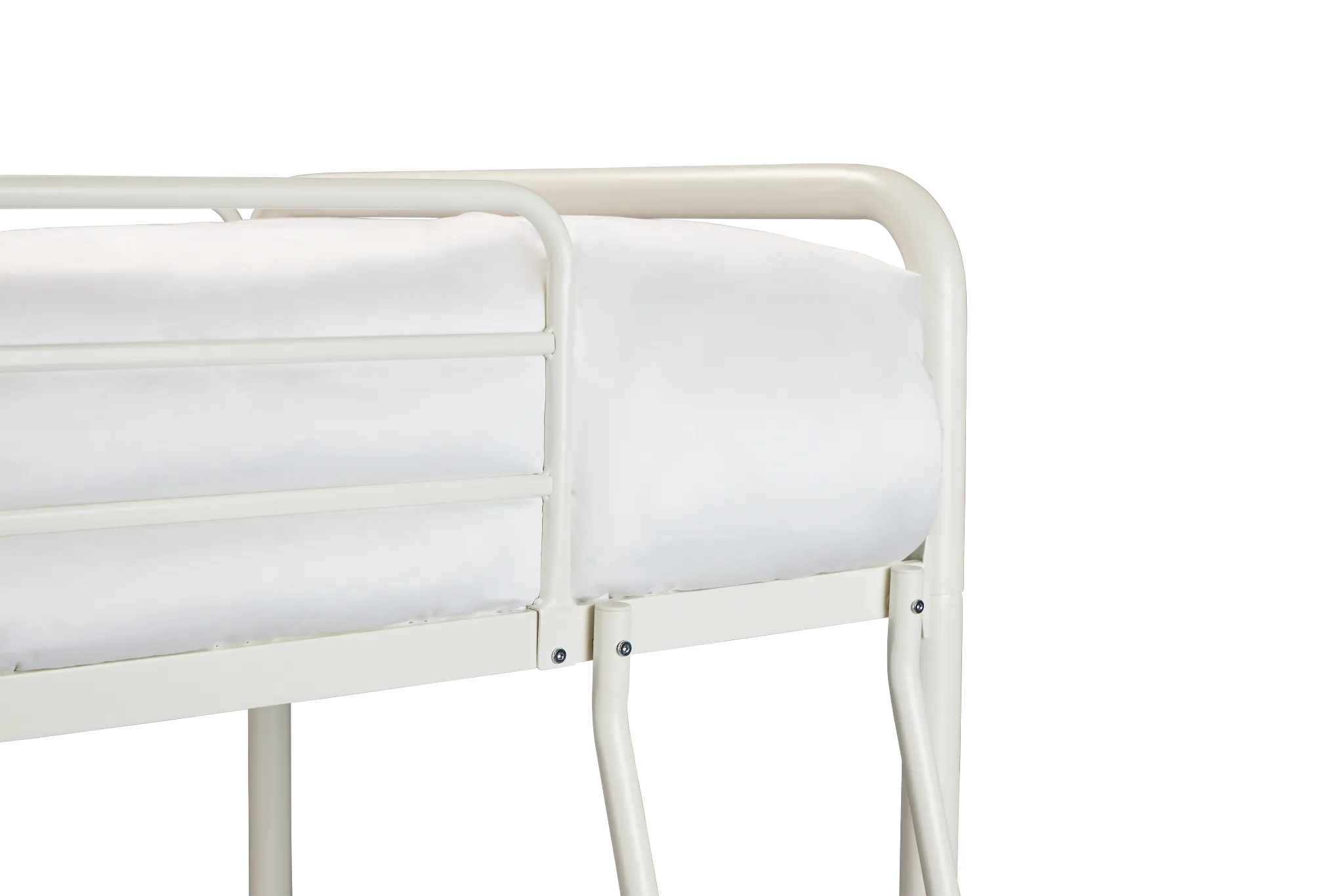 Rory White Metal Bunk Bed
