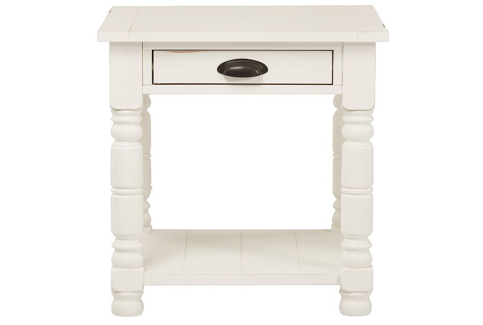 Bobbin White End Table Living Room Tables City Furniture - End Tables For Living Room White Bobbin White End Table Living Room Tables City Furniture - End Tables For Living Room White