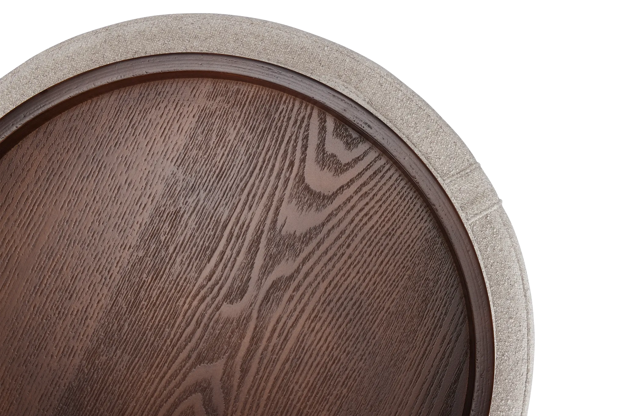 Kristen Light Gray Small Storage Accent Ottoman