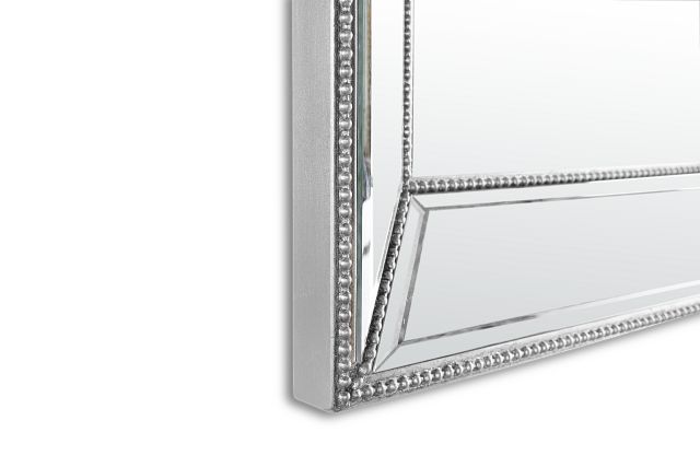 Adiva Silver Small Mirror
