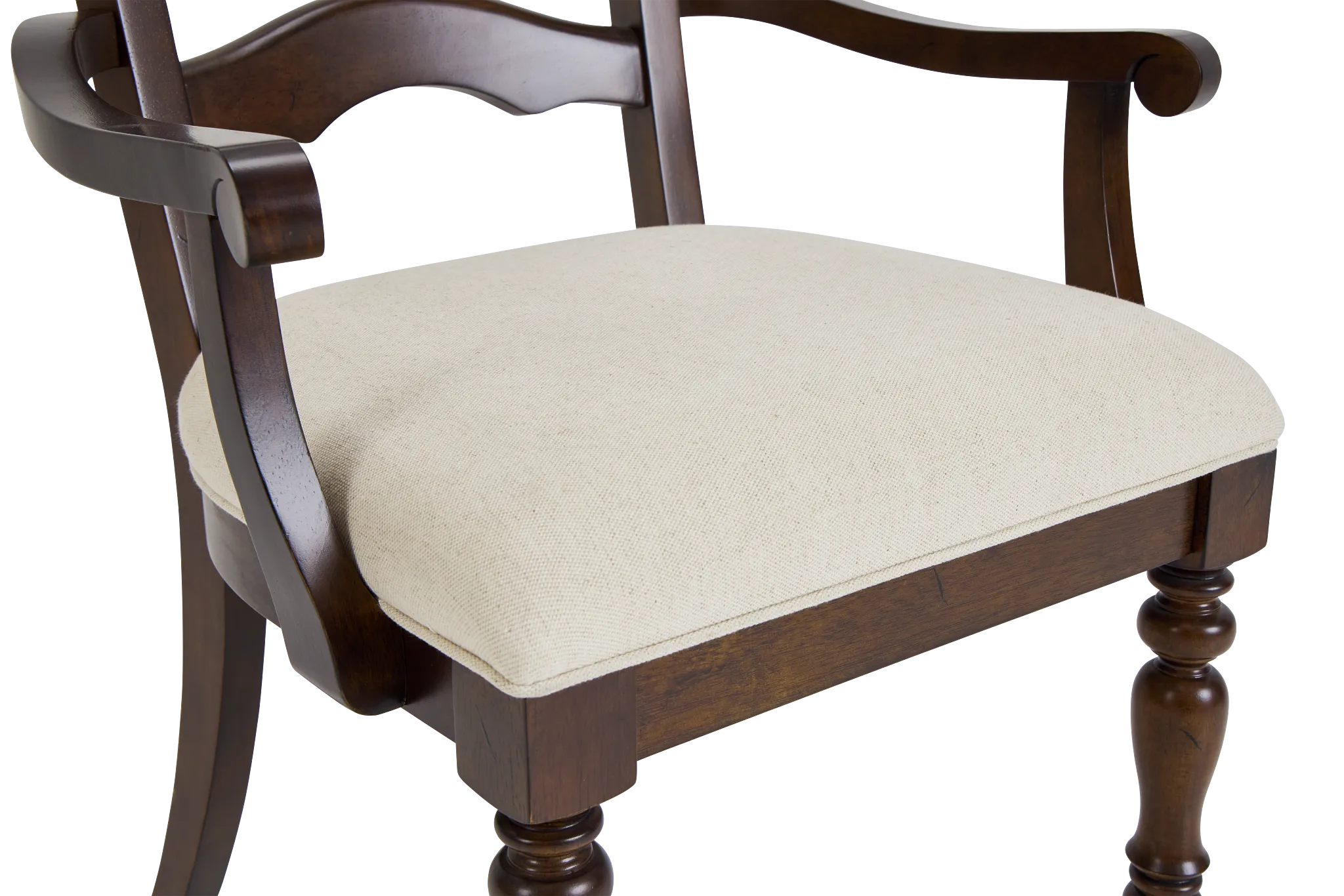Savannah Dark Tone Upholstered Arm Chair