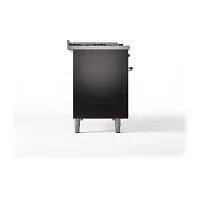 Ilve Nostalgie Ii Black 48" Dual Fuel Range