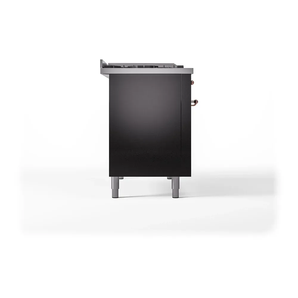 Ilve Nostalgie Ii Black 48" Dual Fuel Range