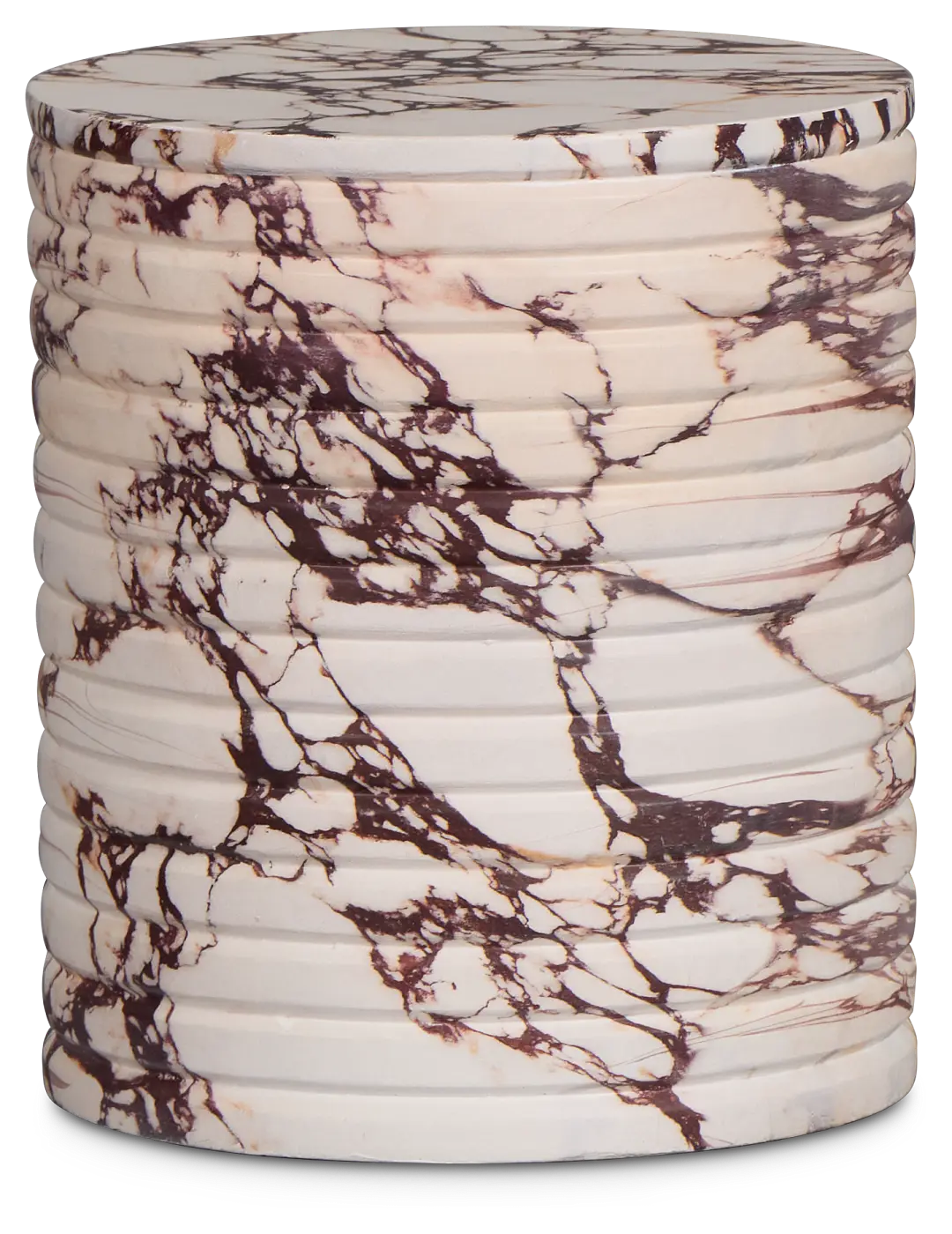 Vaya Red Round End Table Vaya Red Round End Table