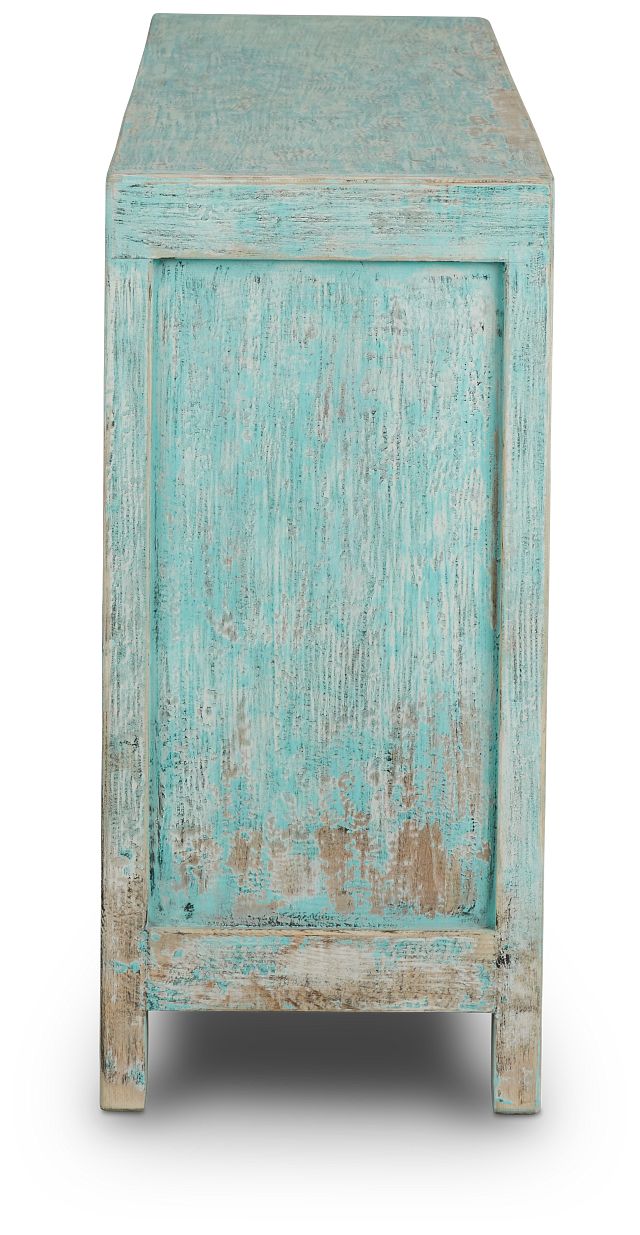 Arrow Teal Four-door Cabinet