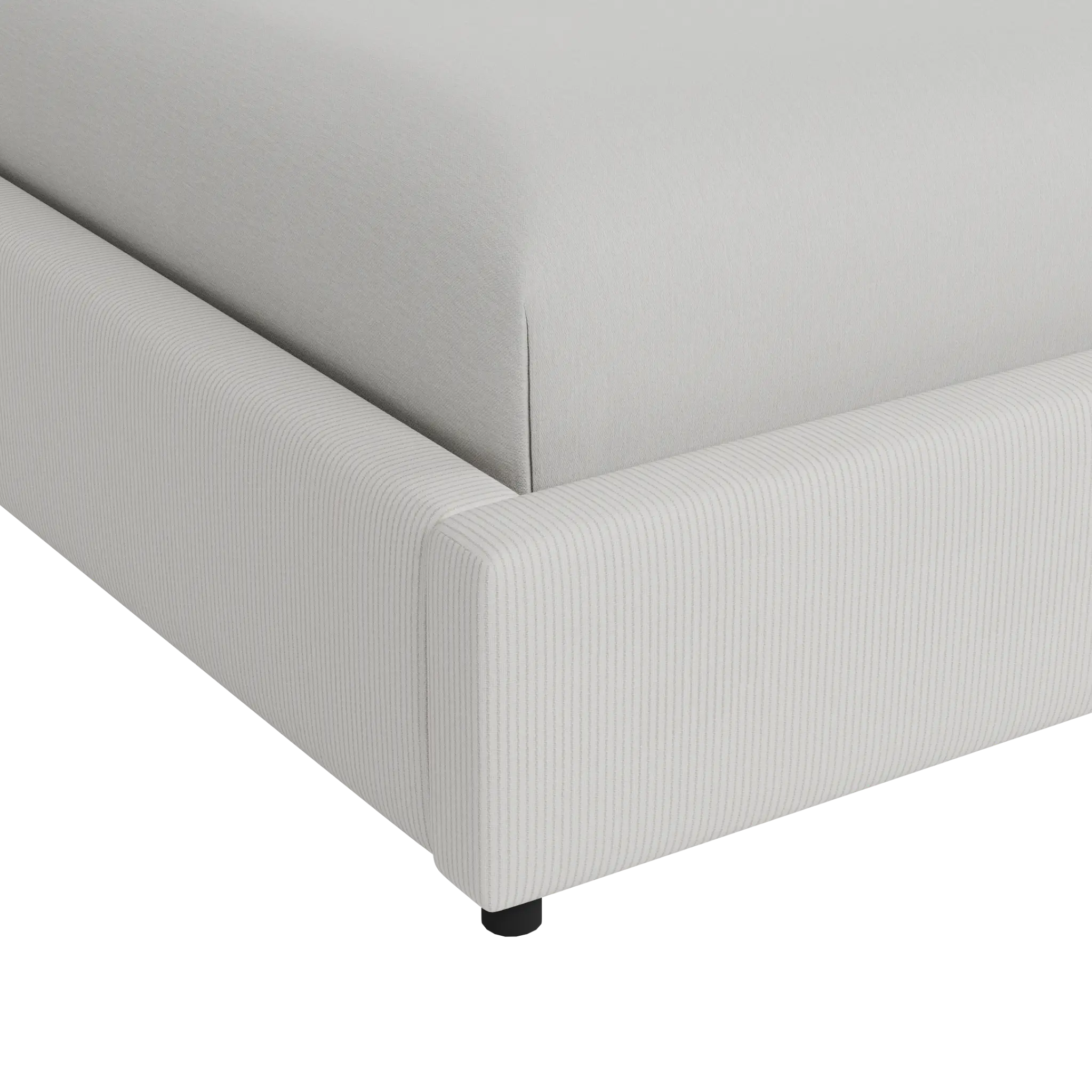 Grayton Lucy Light Beige 54" Upholstered Platform Bed Grayton Lucy Light Beige 54" Upholstered Platform Bed