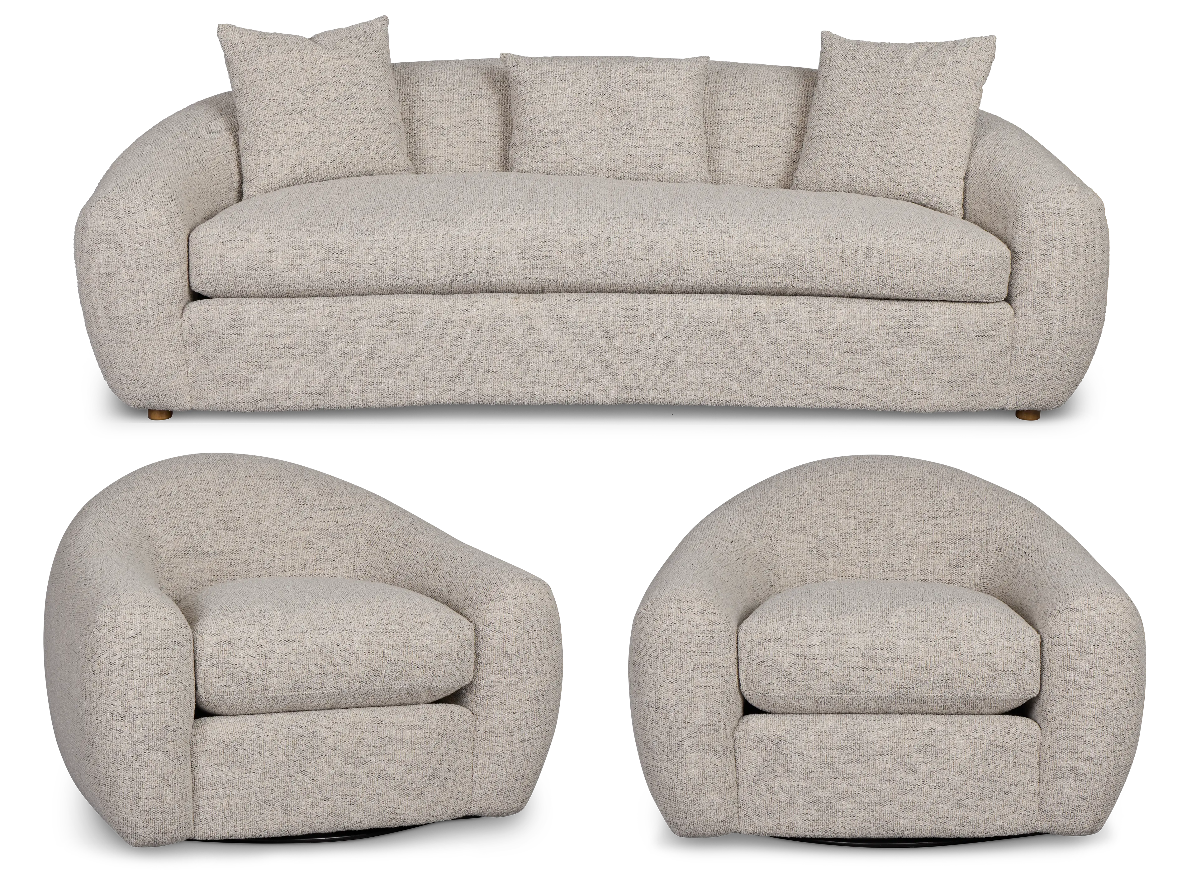 Kaya Gray Fabric Living Room Kaya Gray Fabric Living Room