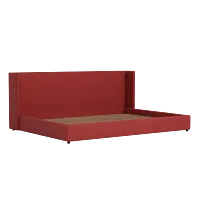 Captiva Elite Red 48" Upholstered Shelter Bed